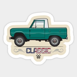 Turquoise Classic Sticker